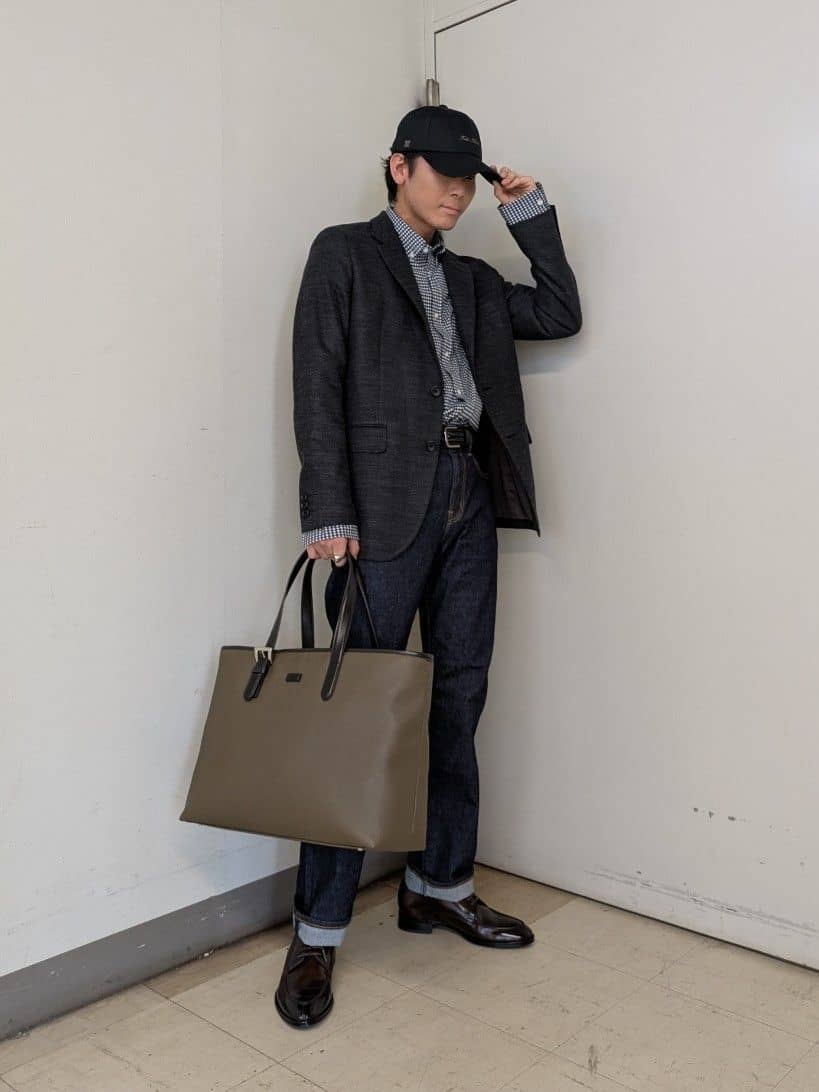 ryoさんの「TAKEO KIKUCHI｜【Sサイズ～】ラッセルメッシュ ジャケット」を使ったコーディネート