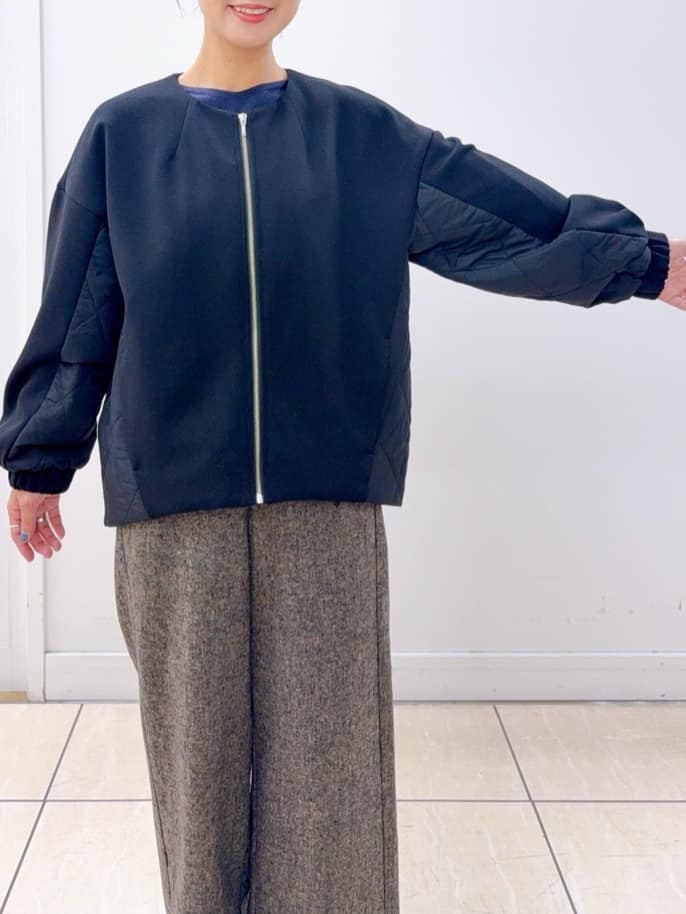 Osawaさんの「Dessin｜ダンボールジップブルゾン」を使ったコーディネート