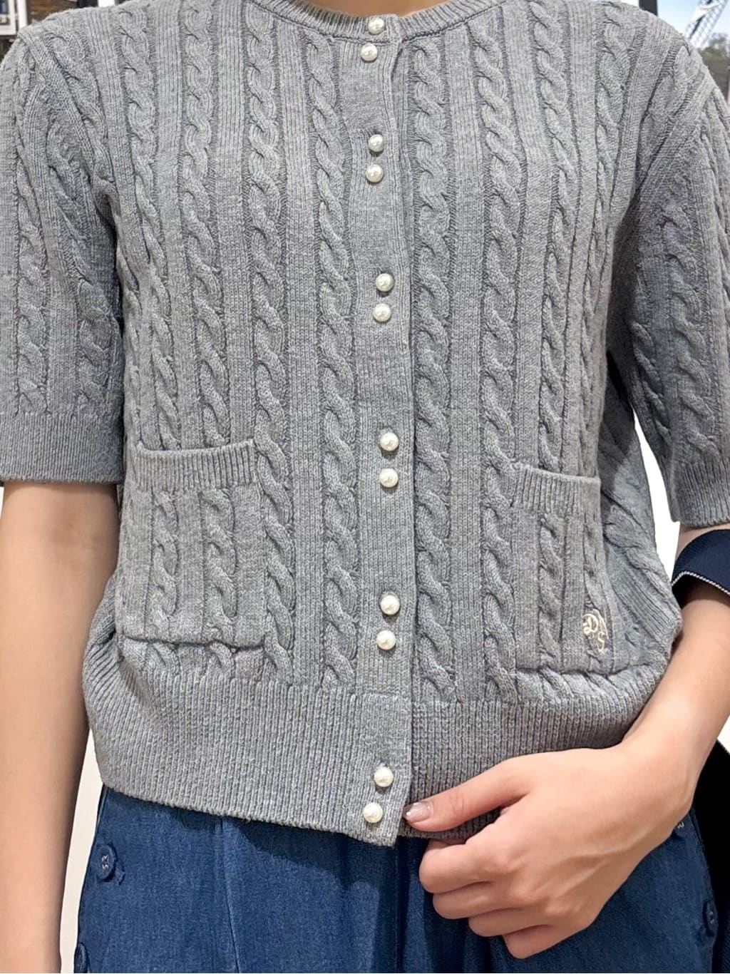 Ririkaさんの「Dessin｜ケーブルカーディガン」を使ったコーディネート