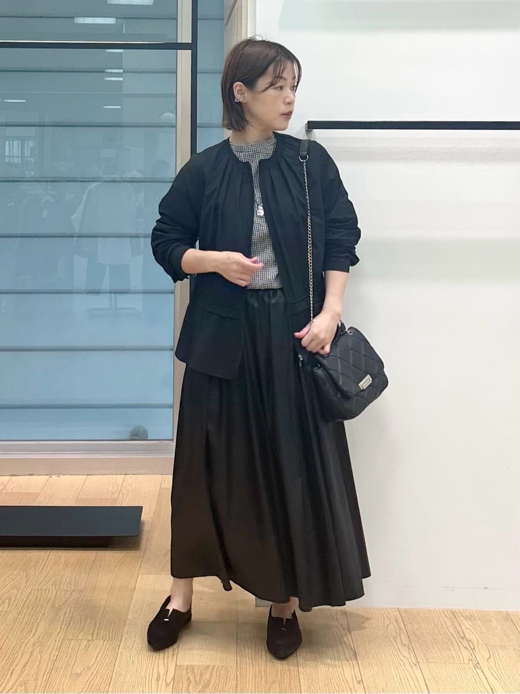 asamiさんの「INDIVI｜【UVケア／吸汗速乾】スリーブデザインブラウス」を使ったコーディネート