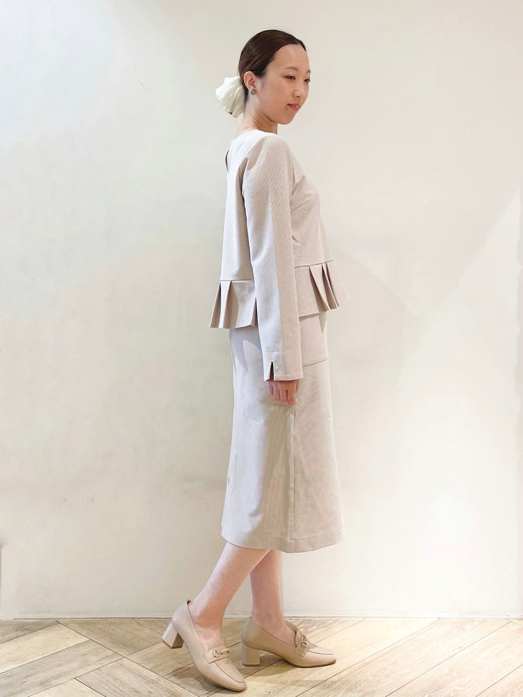 makiさんの「index｜ストレッチタイトスカート【洗濯機OK／防シワ／抗ピル】《S～3L》」を使ったコーディネート