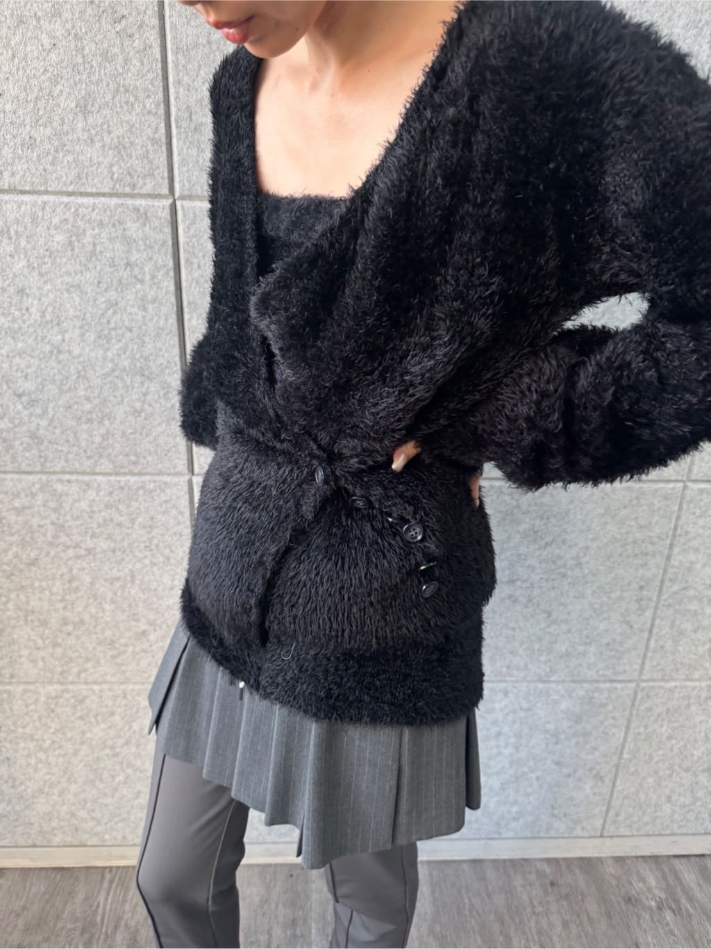 designer yukaさんの「CODE A｜zip leggings pants(Fleece)」を使ったコーディネート