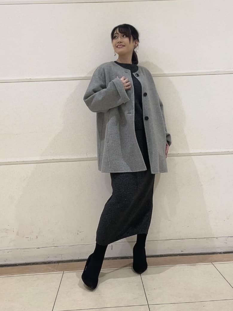 watanabeさんの「UNTITLED｜【ミディ丈/軽やか】セミラグランリバー コート」を使ったコーディネート