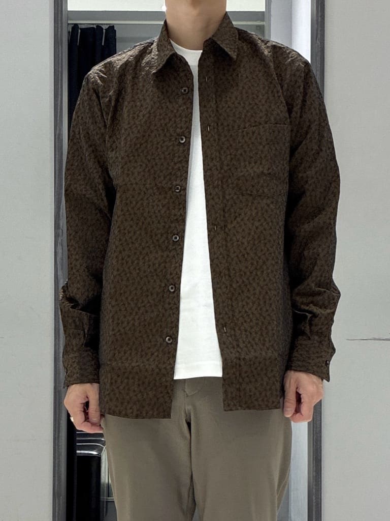 わいずみさんの「TAKEO KIKUCHI｜【Made in JAPAN】播州織 ドビー千鳥シャツ」を使ったコーディネート