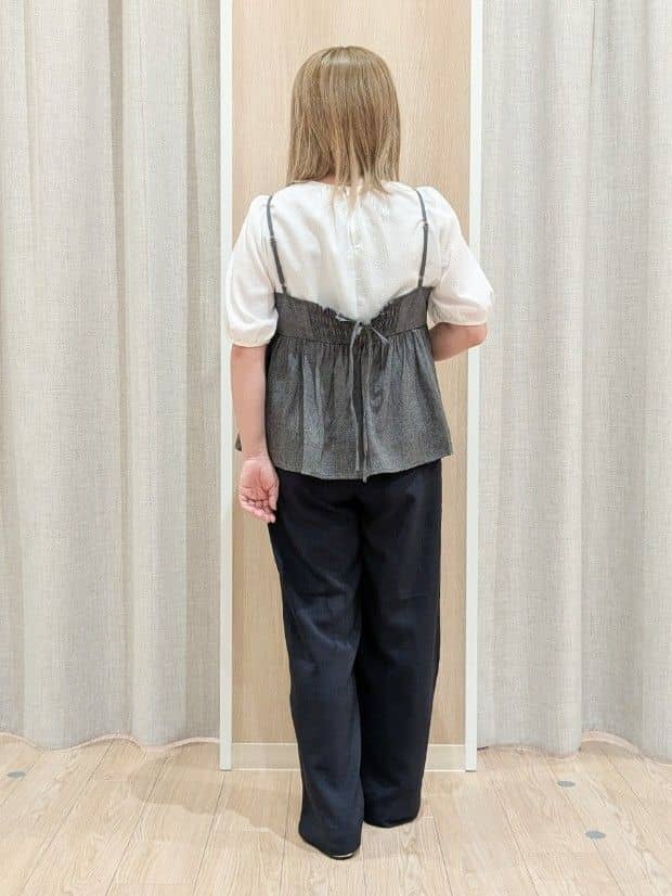 minさんの「grove｜ロープベルトで差がつく 洗練リラックスパンツ」を使ったコーディネート
