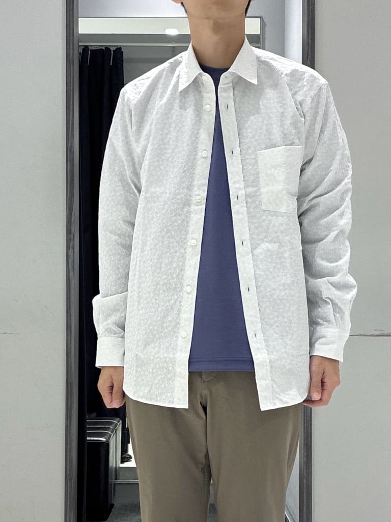わいずみさんの「TAKEO KIKUCHI｜【Made in JAPAN】播州織 ドビー千鳥シャツ」を使ったコーディネート
