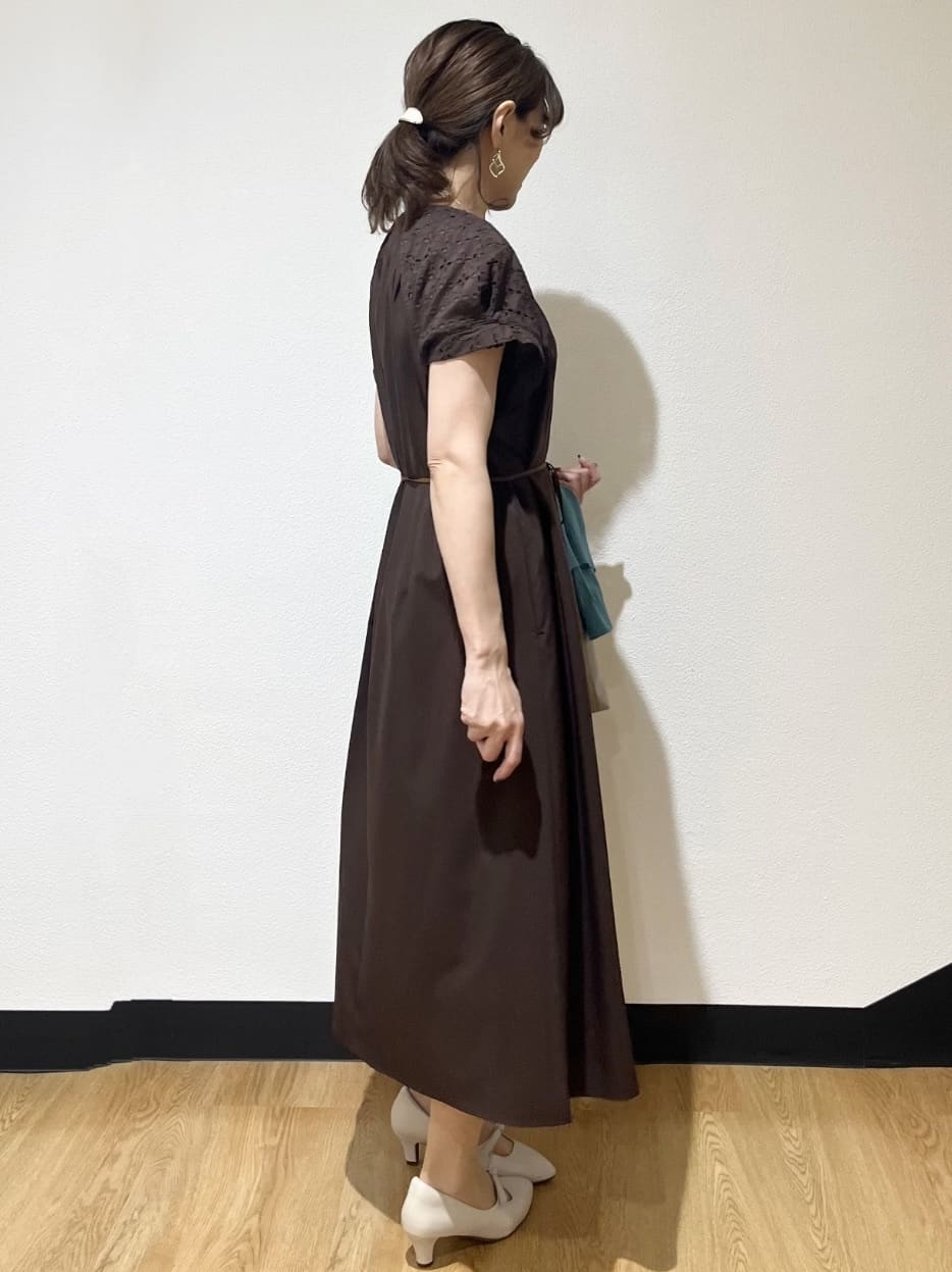 ayaさんの「Reflect｜カットワークレーススリーブワンピース」を使ったコーディネート
