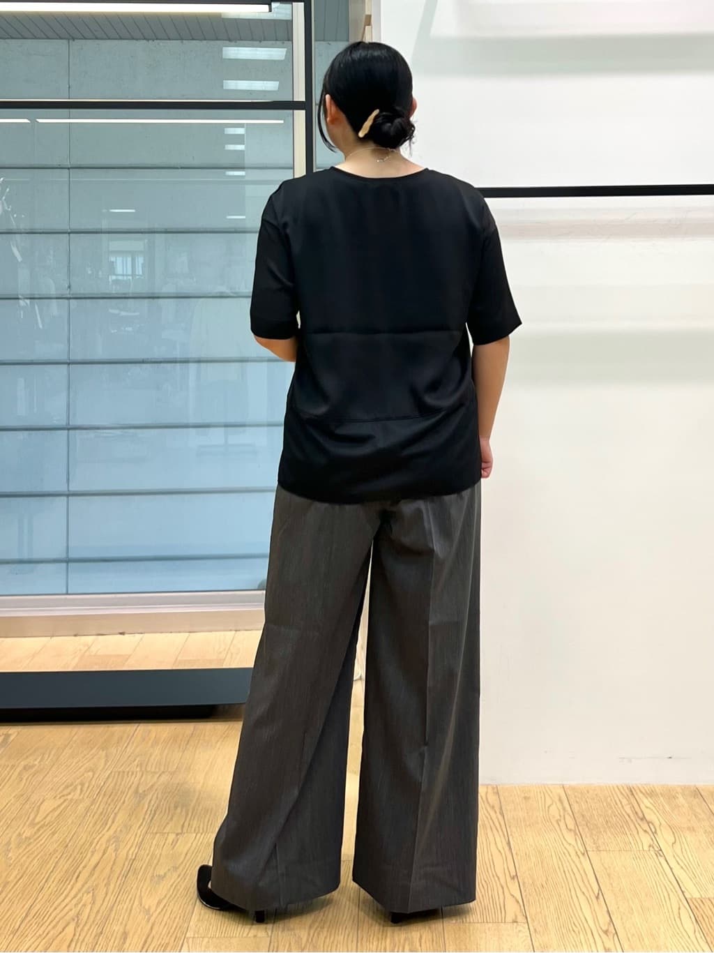 shimaさんの「INDIVI｜ライトダブルジャケット」を使ったコーディネート