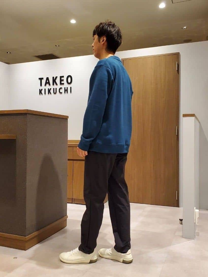 ishidaさんの「TAKEO KIKUCHI｜【尾州織】クルーネック カットソー」を使ったコーディネート