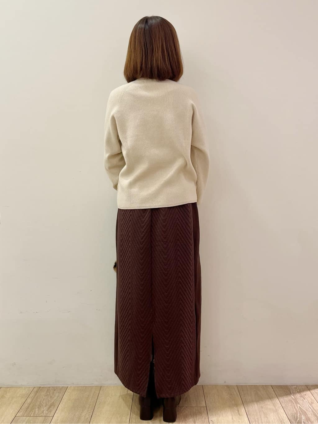 kcさんの「OPAQUE.CLIP｜ボタンデザインラメニット【洗濯機OK】」を使ったコーディネート