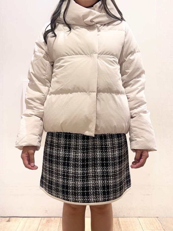 Ririさんの「index｜KAWADAダウンショートコート【撥水／洗濯機OK／静電気防止裏地】《XS～LL》」を使ったコーディネート