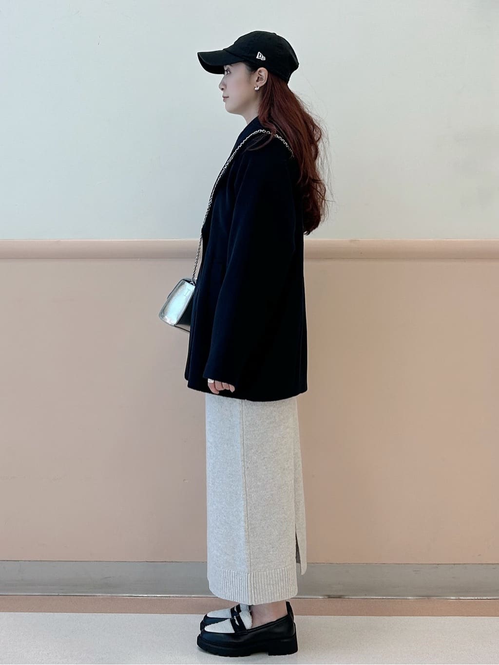 sumikaさんの「OPAQUE.CLIP｜ラメスパンコールナロースカート／セットアップ対応可【洗濯機OK】」を使ったコーディネート