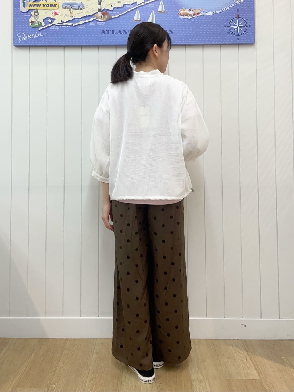 Mayaさんの「Dessin｜【洗える】メッシュシアージャケット」を使ったコーディネート
