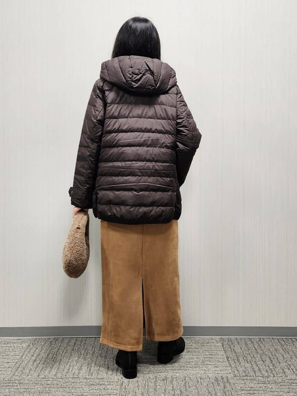 naraさんの「Dessin｜【撥水・2WAY】ミュラーダウンコートミドル丈」を使ったコーディネート