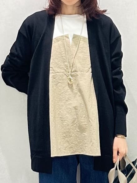 Miwaさんの「UNTITLED｜【洗える/ゆったりシルエット】ビスチェドッキング　プルオーバー」を使ったコーディネート