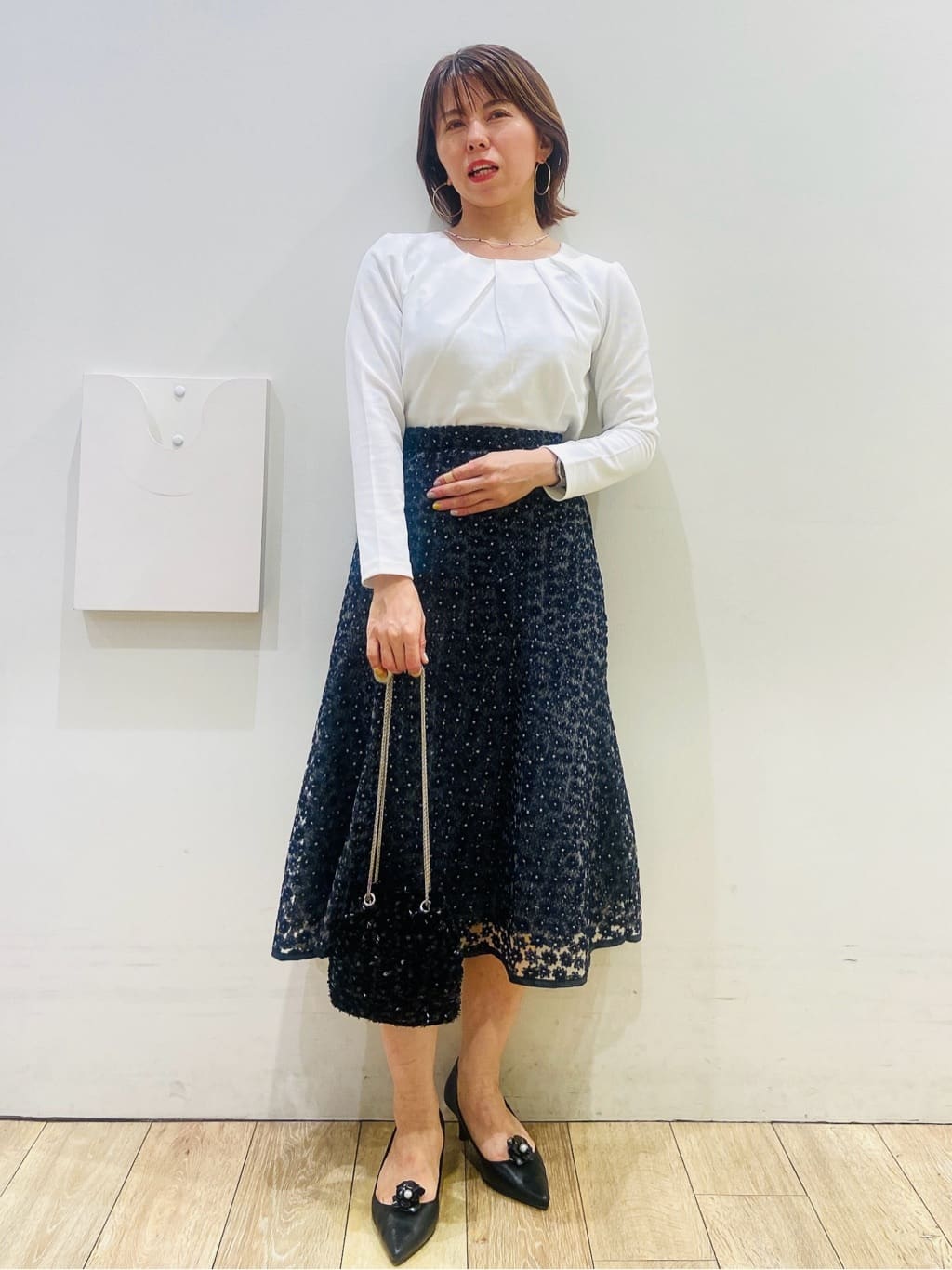 YUKOさんの「index｜フロントタックトップス【洗濯機洗い可／UVケア】」を使ったコーディネート