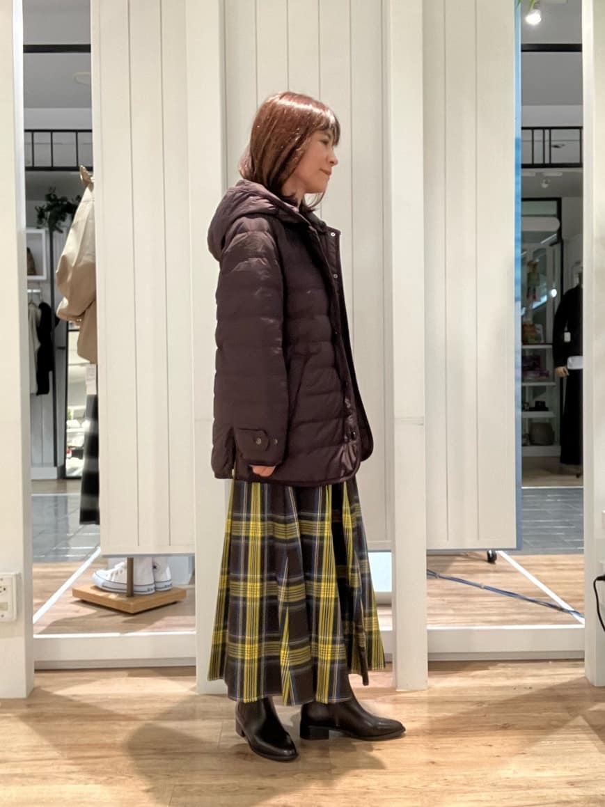 Fujitaさんの「Dessin｜【撥水・2WAY】ミュラーダウンコートミドル丈」を使ったコーディネート