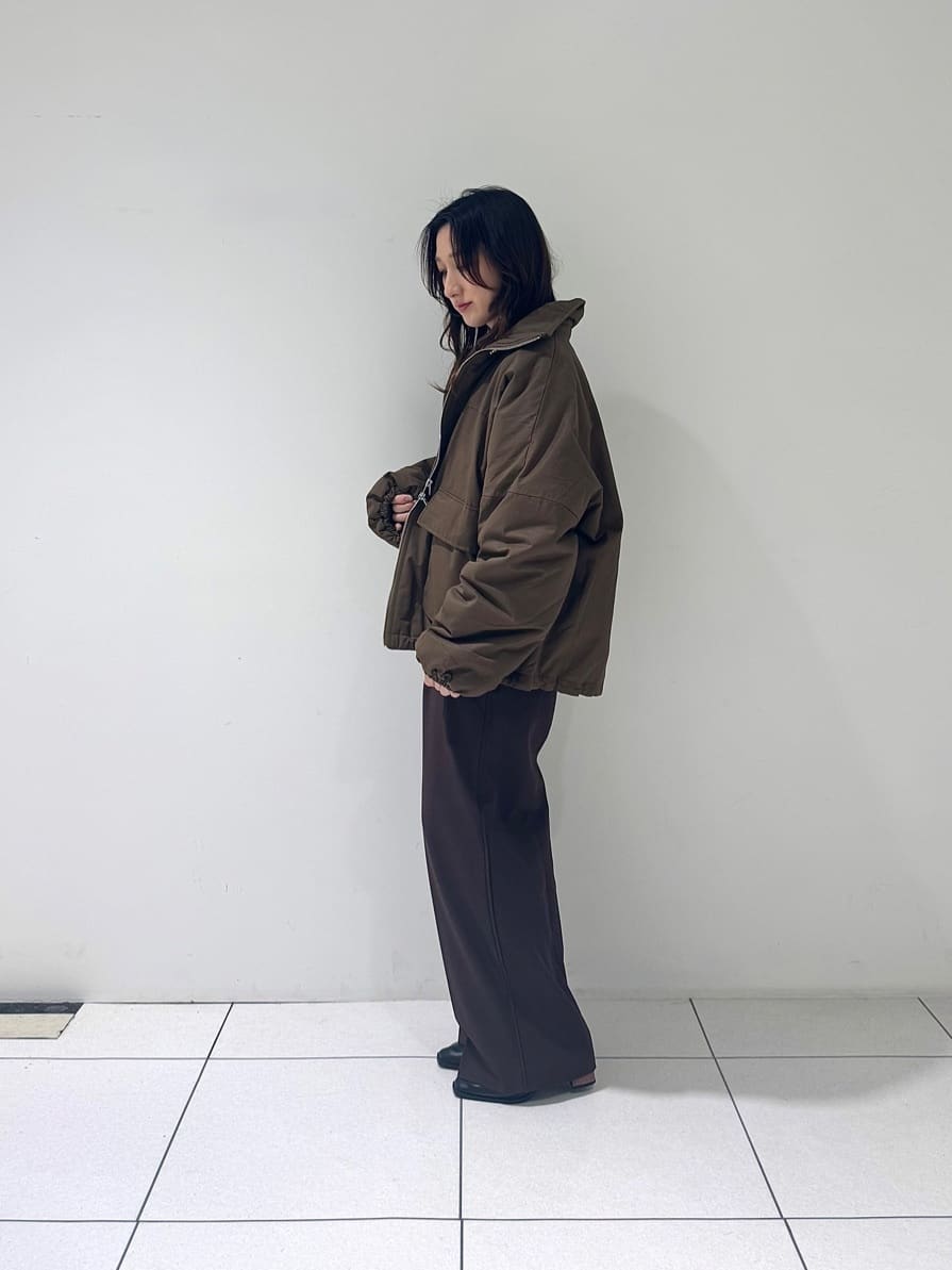 そんさんの「INDIVI｜Comfy SET UP｜イージーストレートワイドパンツ【セットアップ対応／通勤/カセット服】」を使ったコーディネート