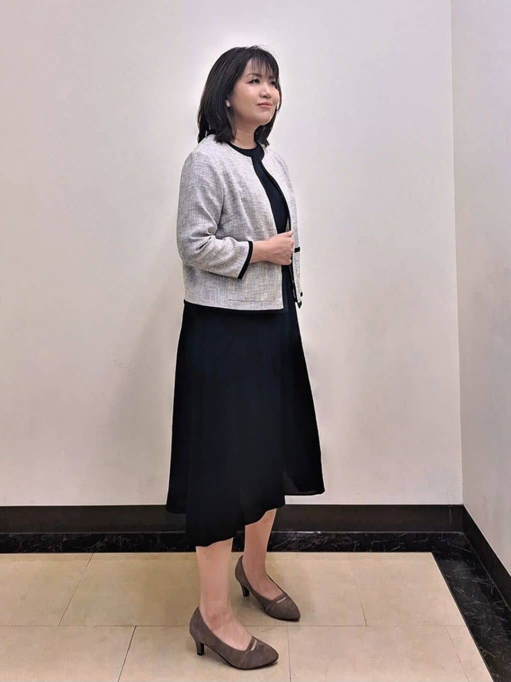 S.xuliさんの「Reflect｜【軽い着心地】メッシュツイードジャケット」を使ったコーディネート