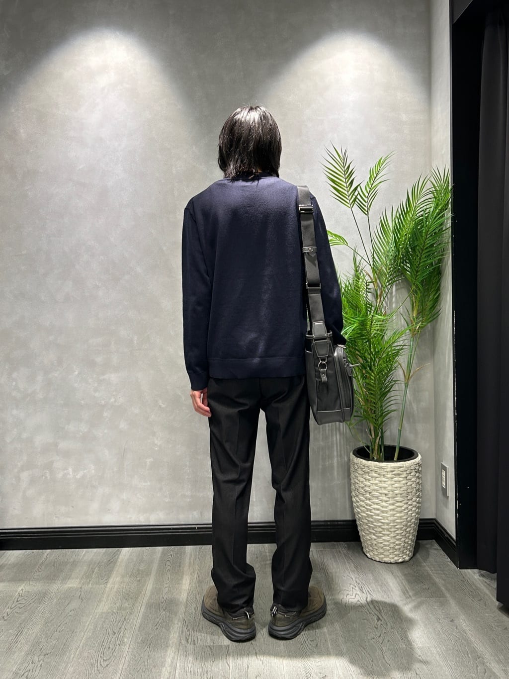 ruiさんの「TAKEO KIKUCHI｜【Sサイズ～】アンチピリング テーラードネック ニット」を使ったコーディネート