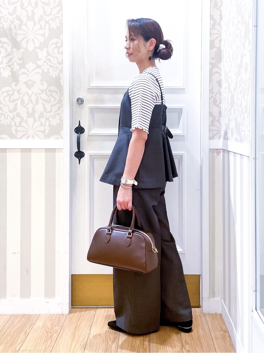 Naoさんの「grove｜【カセット服】主役級キャミビスチェ」を使ったコーディネート