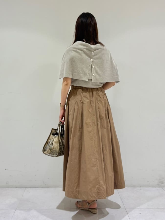 erikoさんの「UNTITLED｜【アンサンブル可/洗える】シアーノースリーブ プルオーバー」を使ったコーディネート