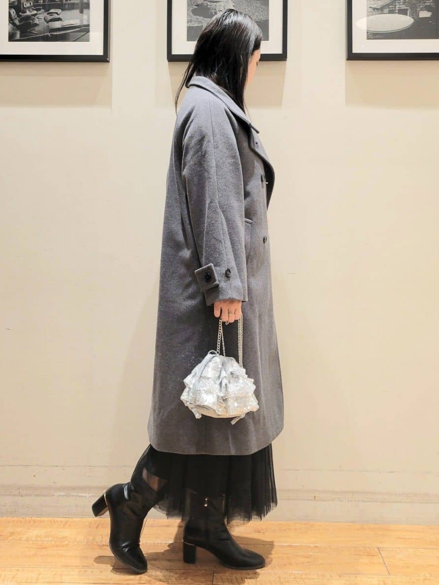 ななこさんの「SHOO･LA･RUE｜【洗濯機可】セレモニーからデイリーまで ふんわり軽やか チュールギャザースカート」を使ったコーディネート