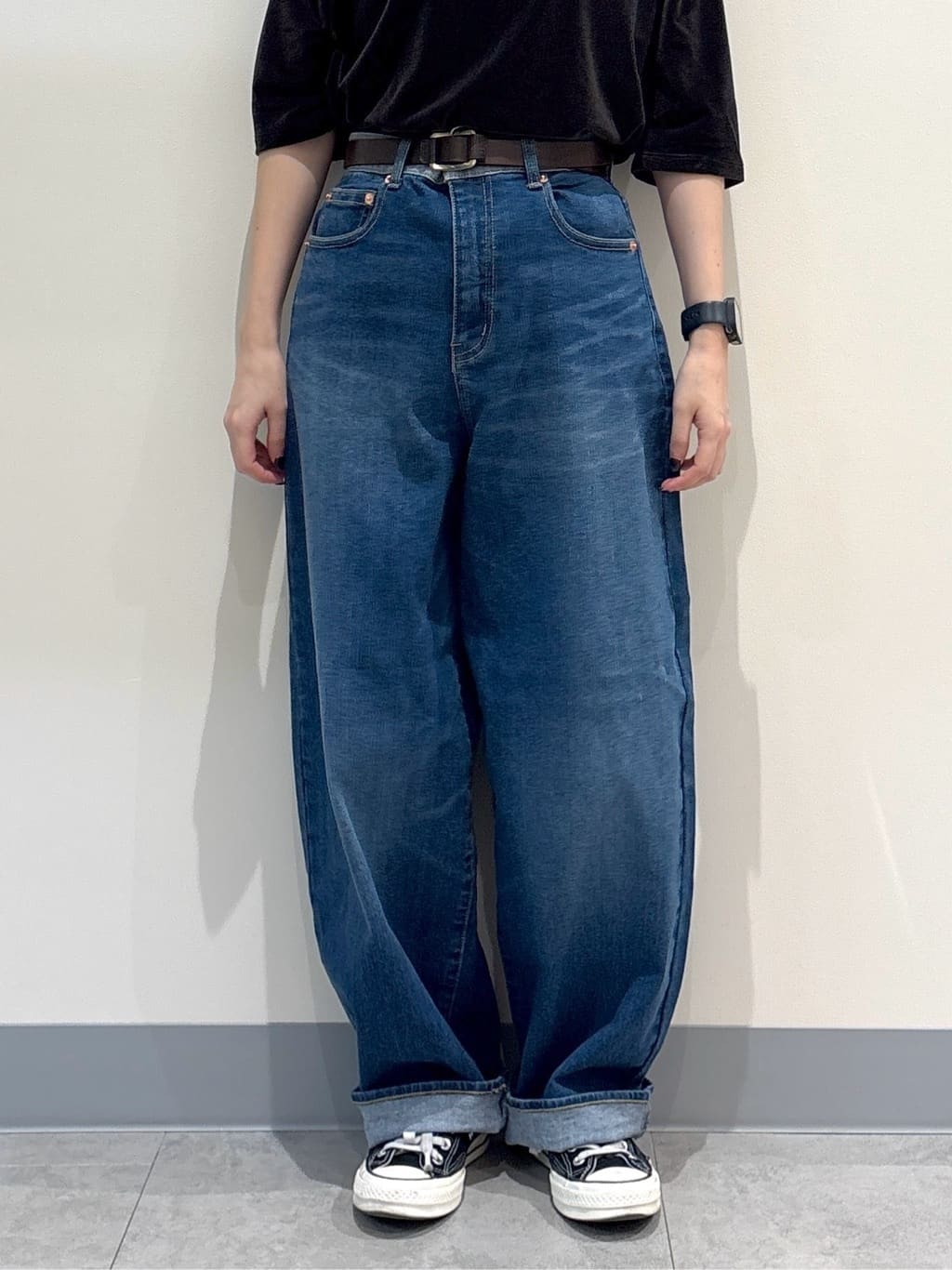 risaさんの「Dessin｜【洗える】シアーベロアトップス」を使ったコーディネート