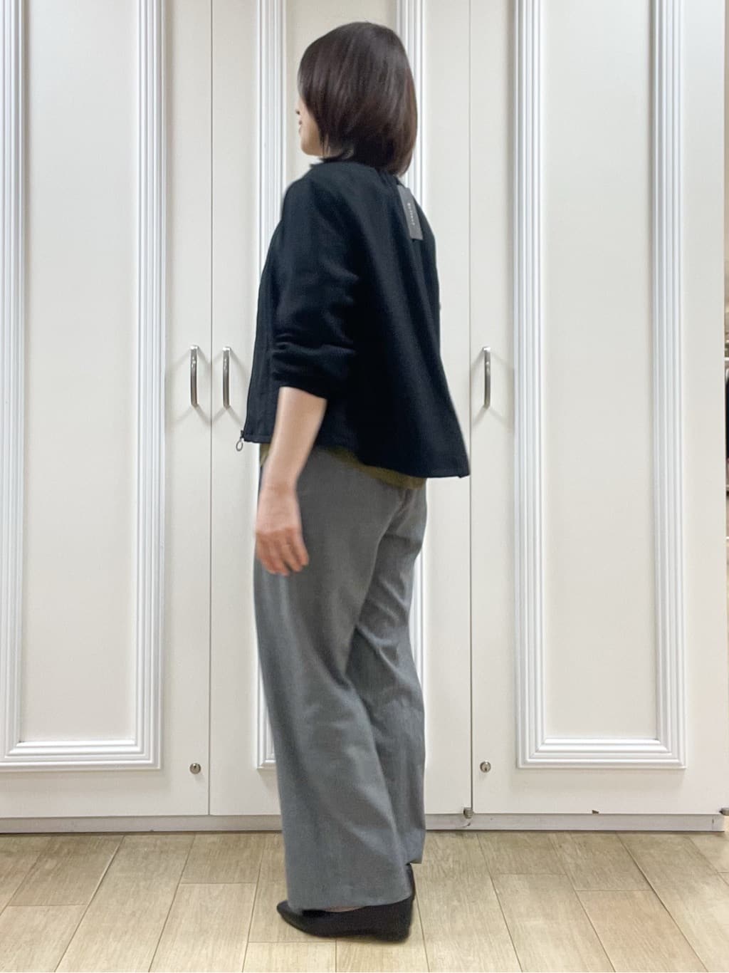 めいさんの「Reflect｜【ライトアウター／ゆったり羽織れる／気軽な羽織りに◎】ライトブルゾン」を使ったコーディネート