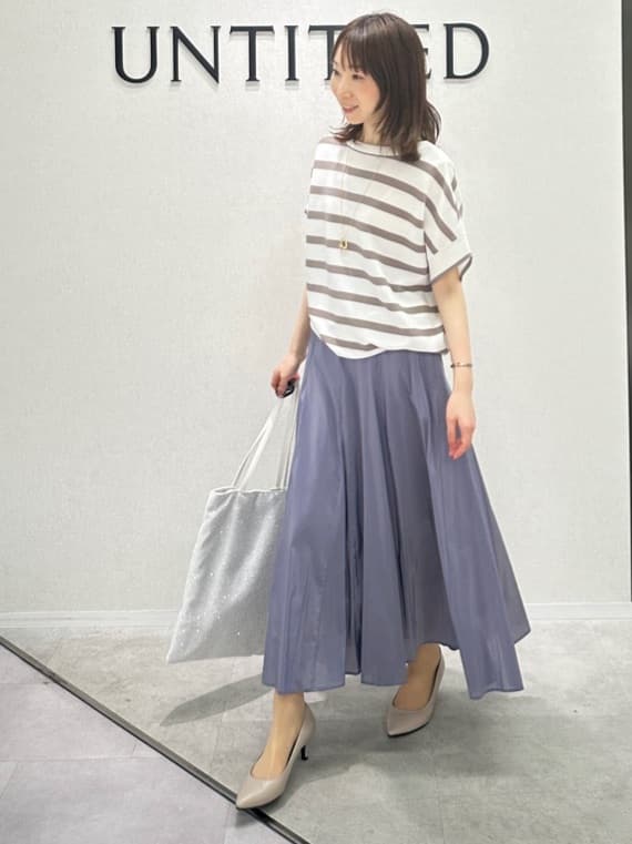 Miwaさんの「UNTITLED｜ライトダブルリングネックレス」を使ったコーディネート