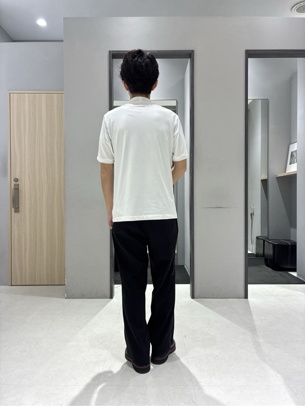 わいずみさんの「TAKEO KIKUCHI｜【Made in JAPAN】播州織 ドビー千鳥シャツ」を使ったコーディネート
