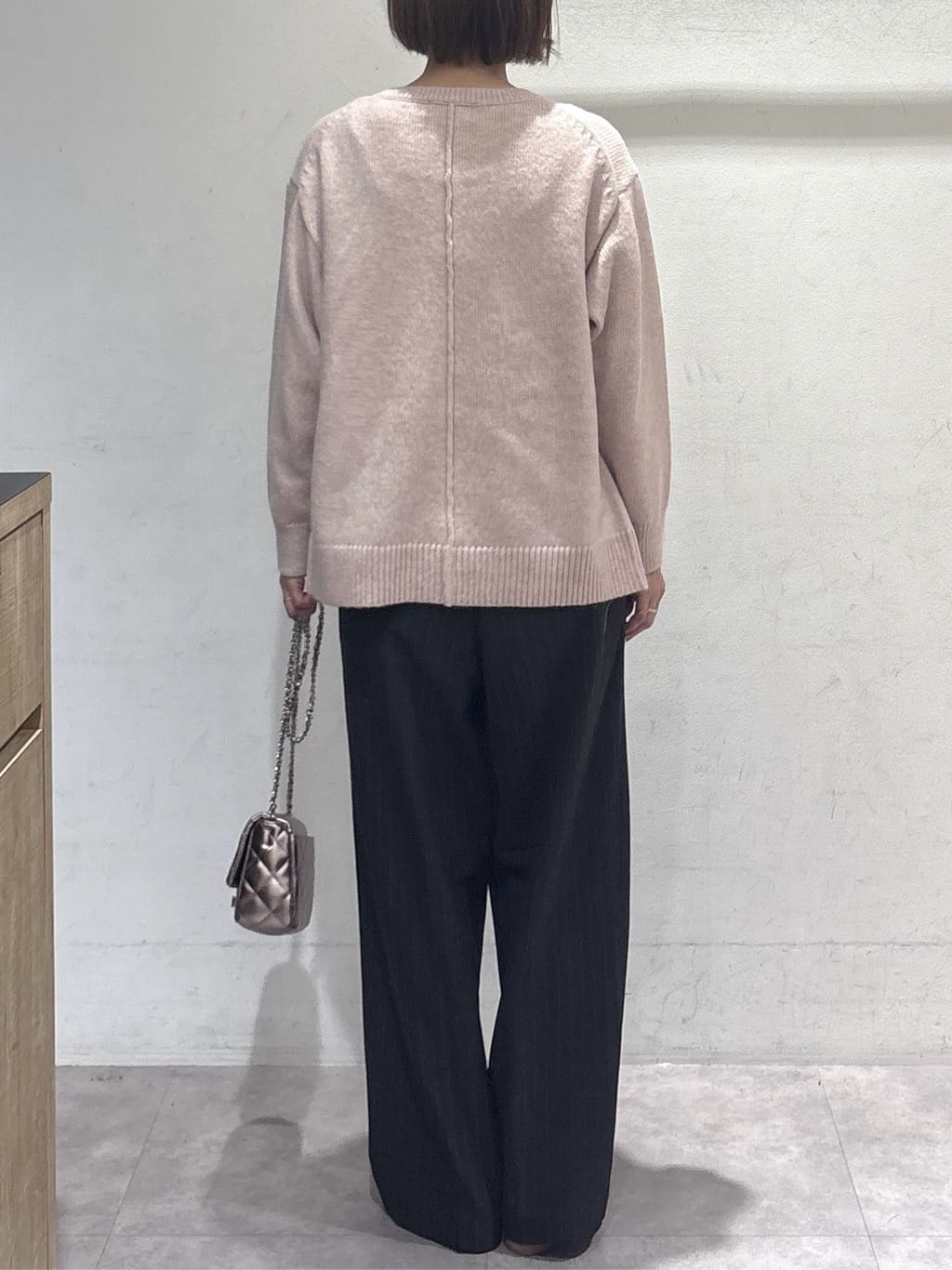 たけねぇさんの「OPAQUE.CLIP｜リラクシークルーネックニット【洗濯機OK】」を使ったコーディネート