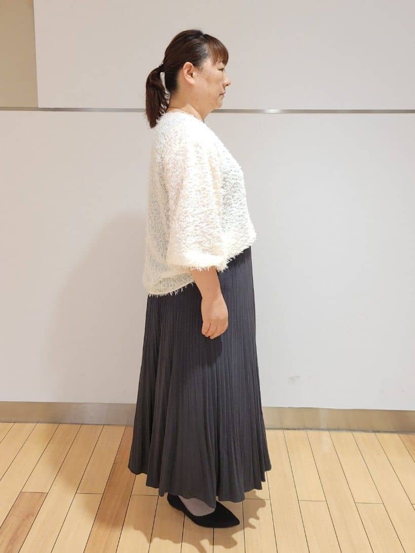 TAKAさんの「UNTITLED｜【洗える/1枚で着映え】カットジャカードトップス」を使ったコーディネート