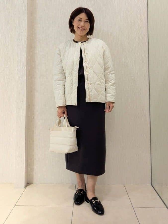 u-macoさんの「UNTITLED｜【セットアップ可/洗える】ダンボールジャージ プルオーバー」を使ったコーディネート