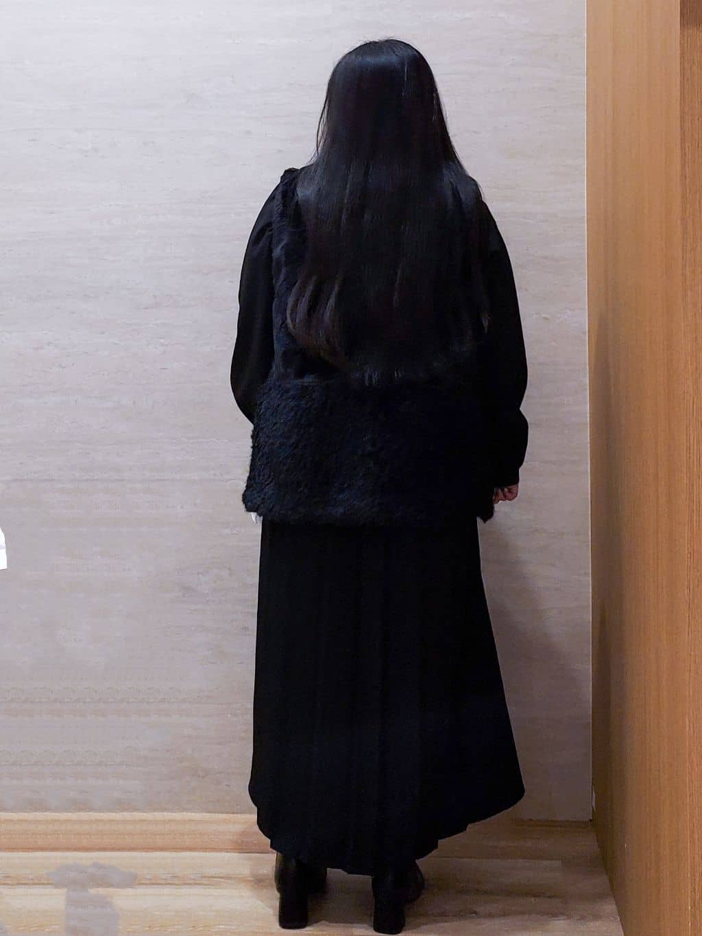 ちぃさんの「OPAQUE.CLIP｜バックプリーツワンピース【洗濯機OK】」を使ったコーディネート