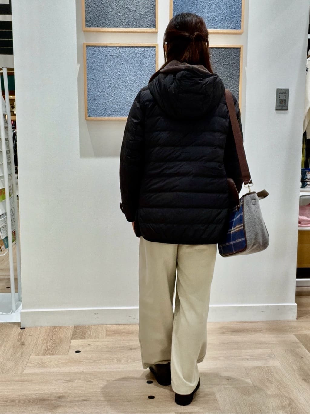 maruさんの「Dessin｜【撥水・2WAY】ミュラーダウンコートミドル丈」を使ったコーディネート