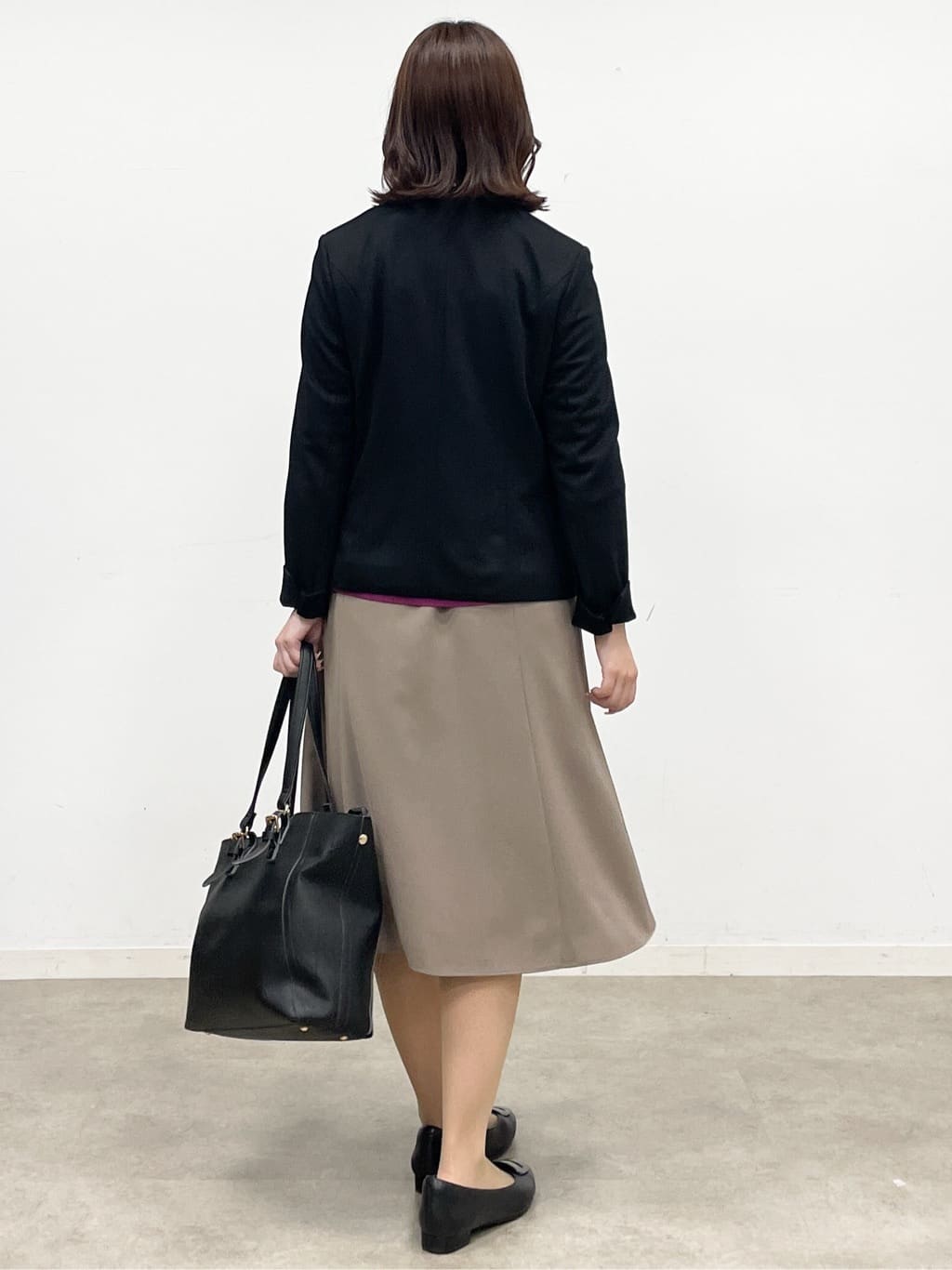 yukariさんの「Reflect｜【WEB先行カラーあり／手洗い可】ジョーゼットスリーブ&times;ニット」を使ったコーディネート