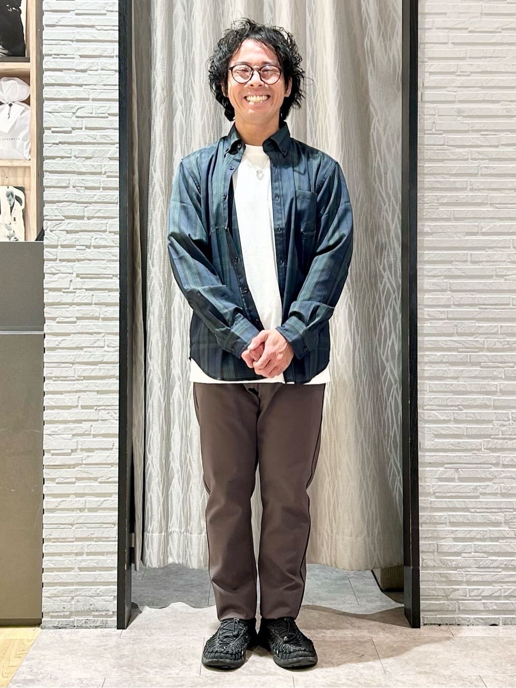 KENJI Iさんの「THE SHOP TK｜ドレスクールシャツ　【イージーケア/通気性/速乾】」を使ったコーディネート