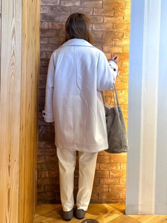 mieさんの「SHOO･LA･RUE｜【洗濯機可/S-LL】美脚見え あったか裏起毛 テーパードパンツ」を使ったコーディネート