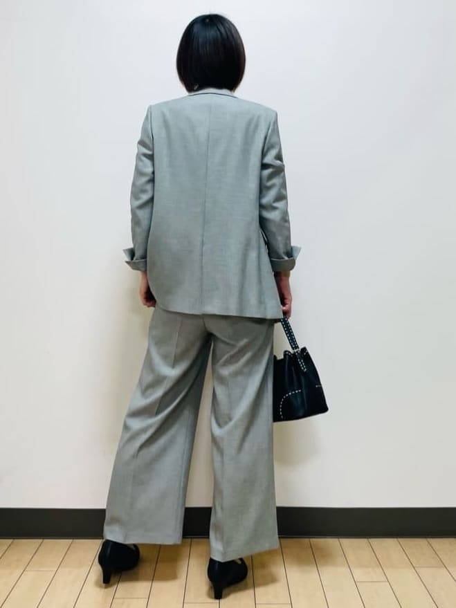 Riiさんの「Reflect｜【選べる8色／スカートにもパンツにも◎】ウール混ボートネックニット」を使ったコーディネート