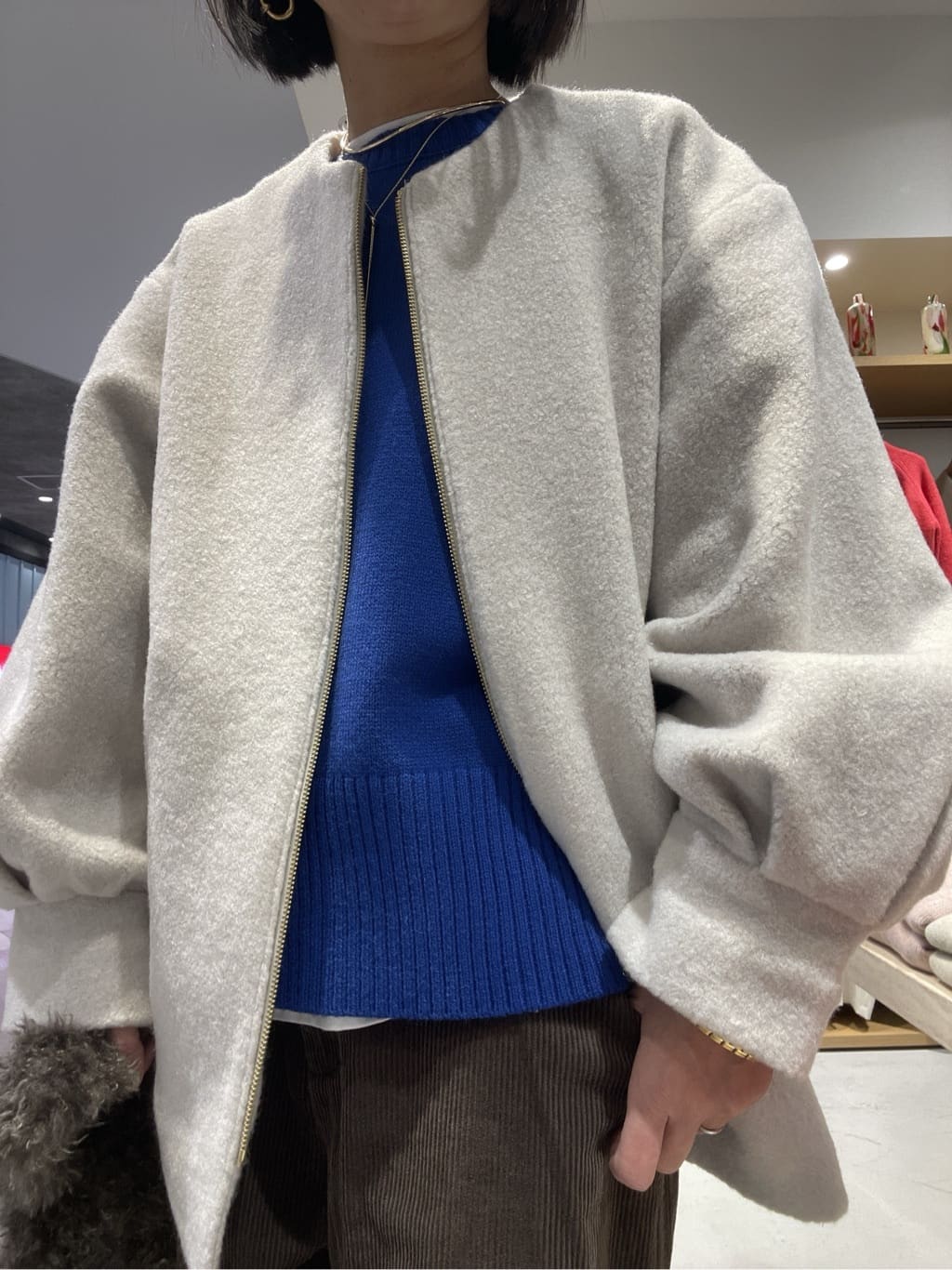 あいさんの「OPAQUE.CLIP｜コーデュロイワイドパンツ【洗濯機OK】」を使ったコーディネート
