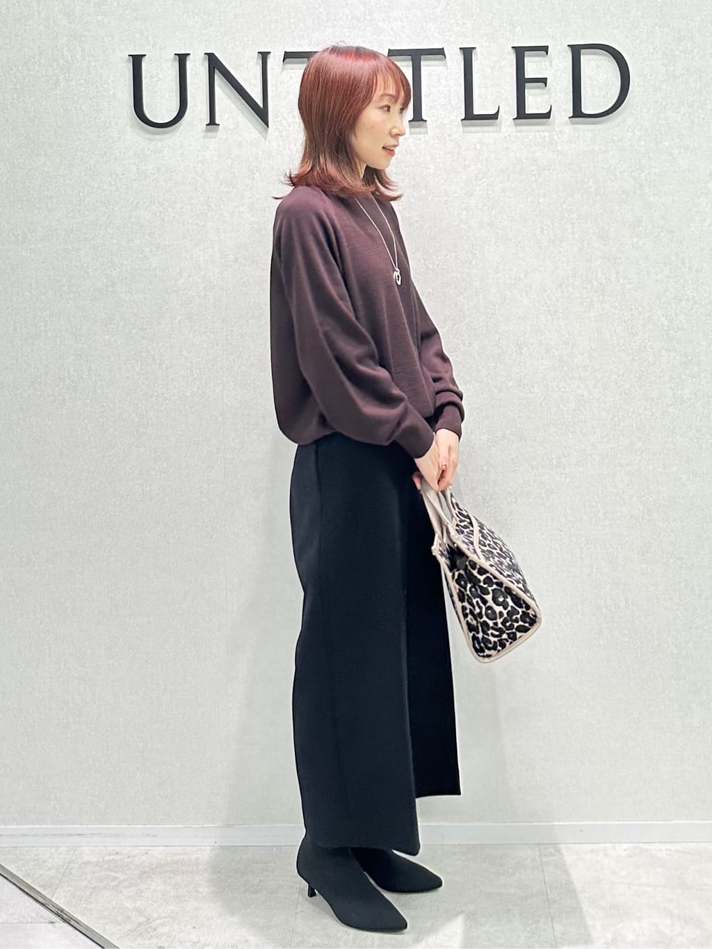 Miwaさんの「UNTITLED｜【8色展開／コンパクト丈】レーヨン混 コクーンニット」を使ったコーディネート