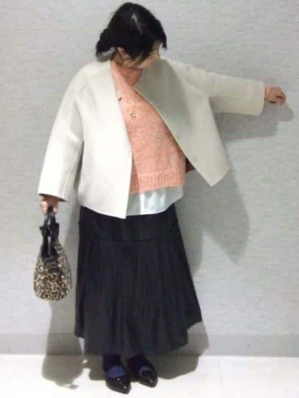sakoさんの「Reflect｜【一枚で着映え◎／ゆったり着られるワンサイズ】スパンコール&times;ラメニット」を使ったコーディネート