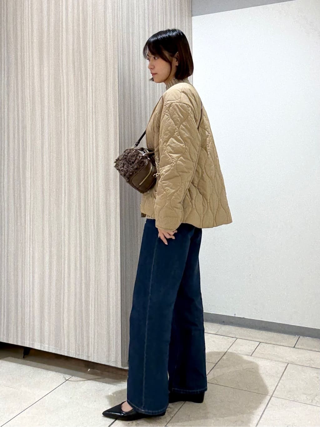 Itoさんの「UNTITLED｜【グレー/ブルー/ジーンズ】ソフトワイドデニムパンツ」を使ったコーディネート