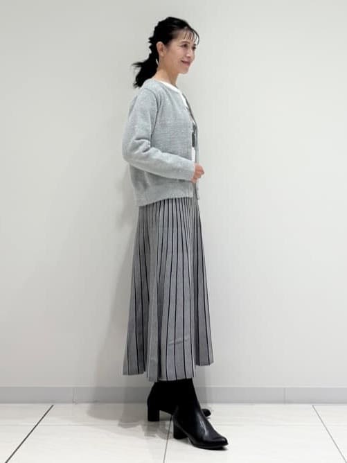 kayoさんの「INDIVI｜【UVケア】プリントフォトロングTシャツ」を使ったコーディネート