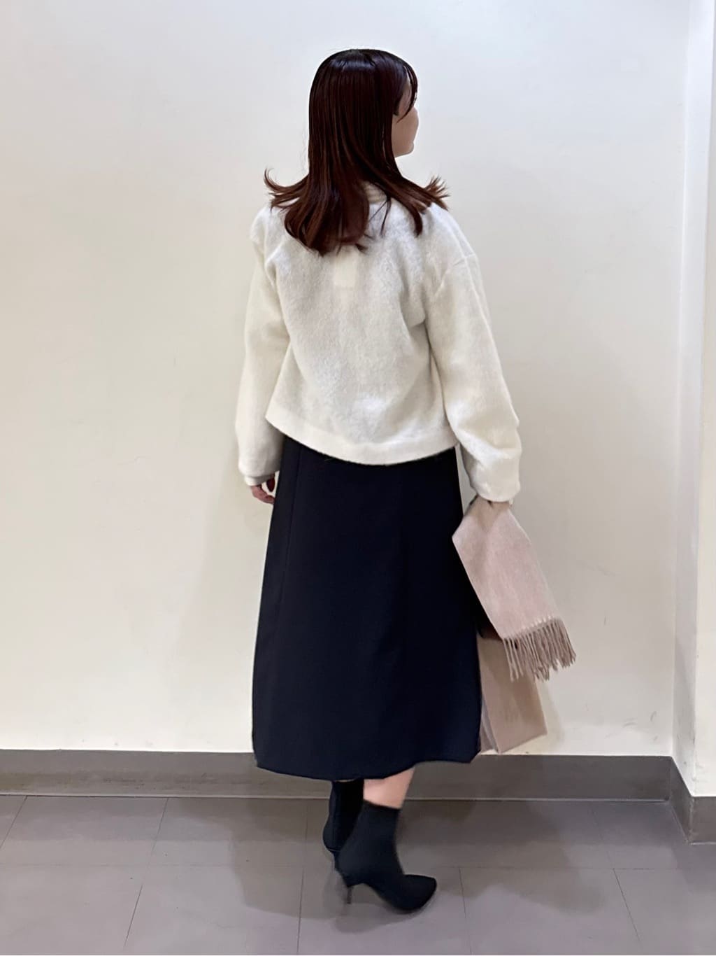 いくみさんの「UNTITLED｜【洗える/アンサンブル可能/ウール100%】リブタートルネックウールニット」を使ったコーディネート