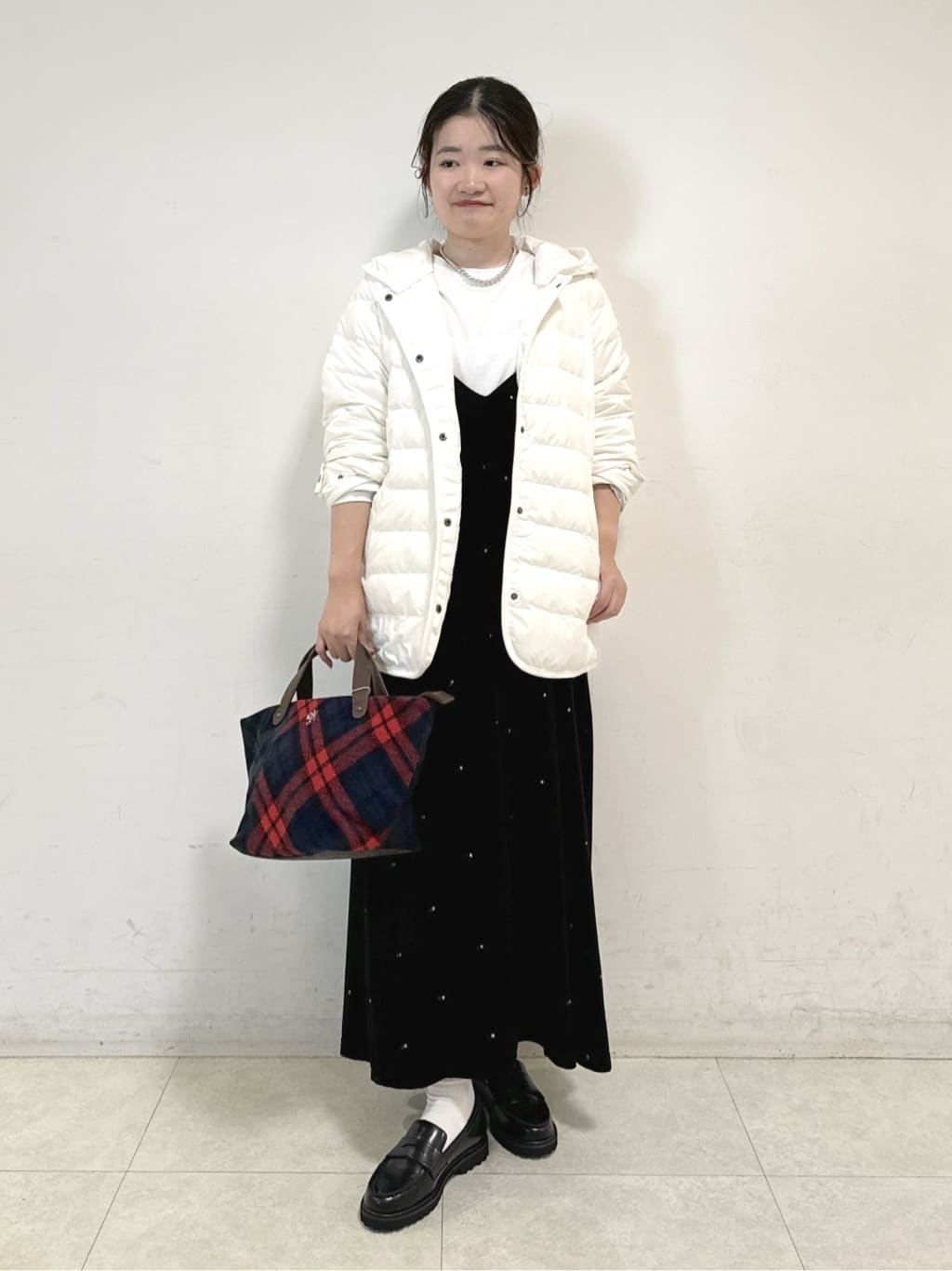 Harunaさんの「Dessin｜【撥水・2WAY】ミュラーダウンコートミドル丈」を使ったコーディネート