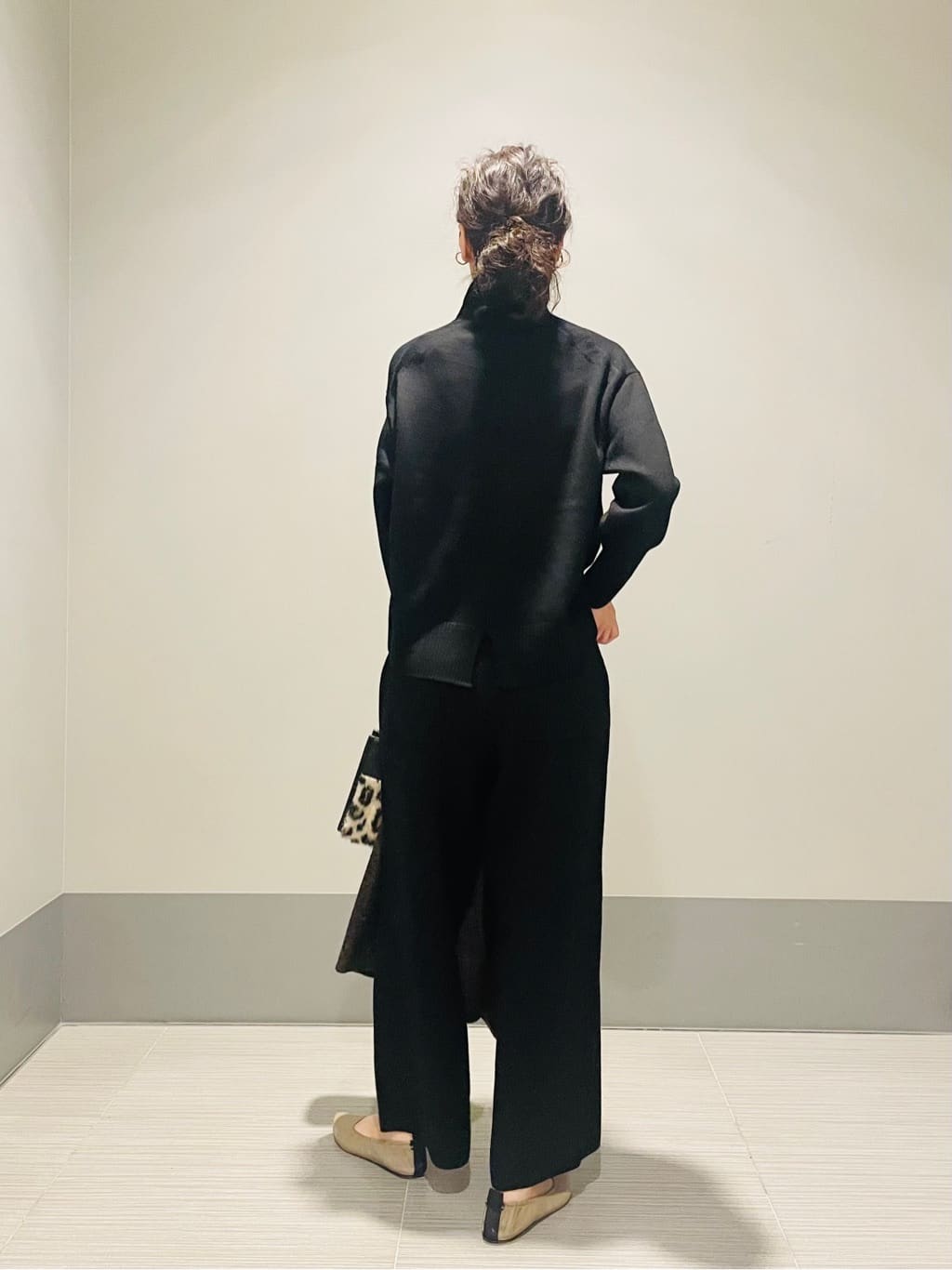 Annさんの「DRESSTERIOR｜◆TICCA（ティッカ）ミラノリブワイドニットパンツ」を使ったコーディネート