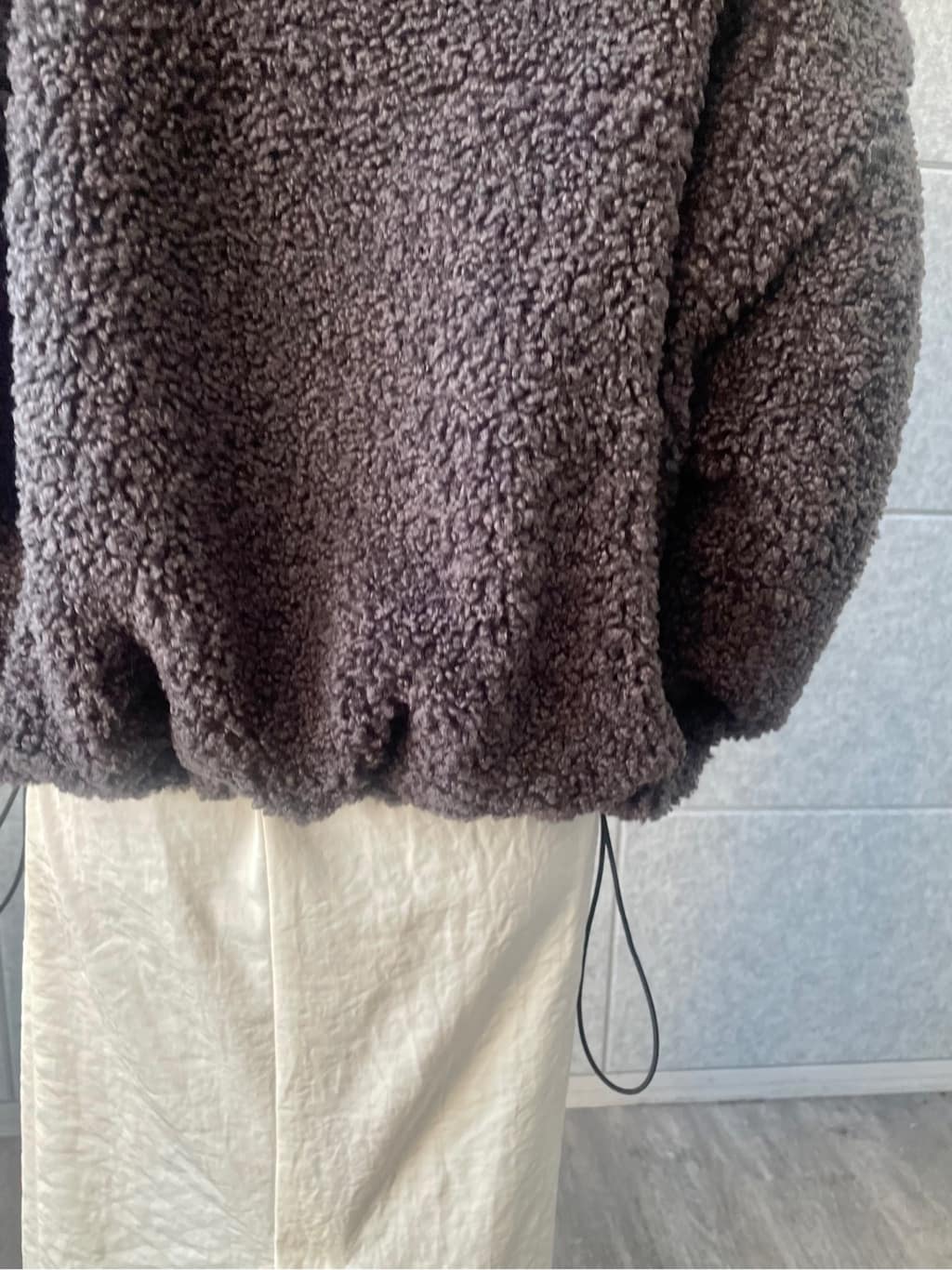 kanakoさんの「CODE A｜boa hoodie blouson」を使ったコーディネート
