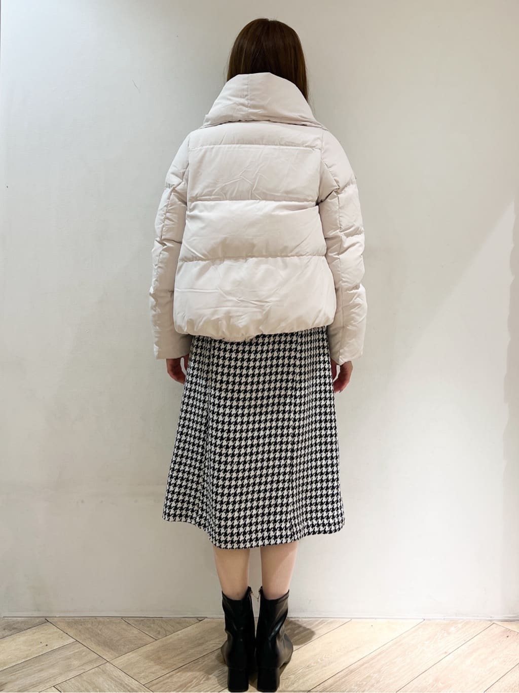 nanaさんの「index｜KAWADAダウンショートコート【撥水／洗濯機OK／静電気防止裏地】《XS～LL》」を使ったコーディネート